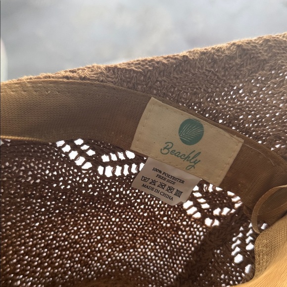 Beachly Brown Crochet Sun Hat - Picture 5 of 5